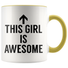 Accent Mug - This Girl Is Awesome