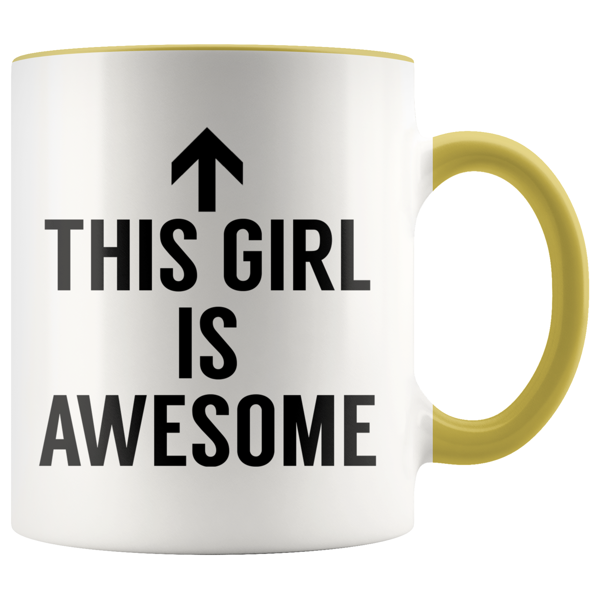 Accent Mug - This Girl Is Awesome