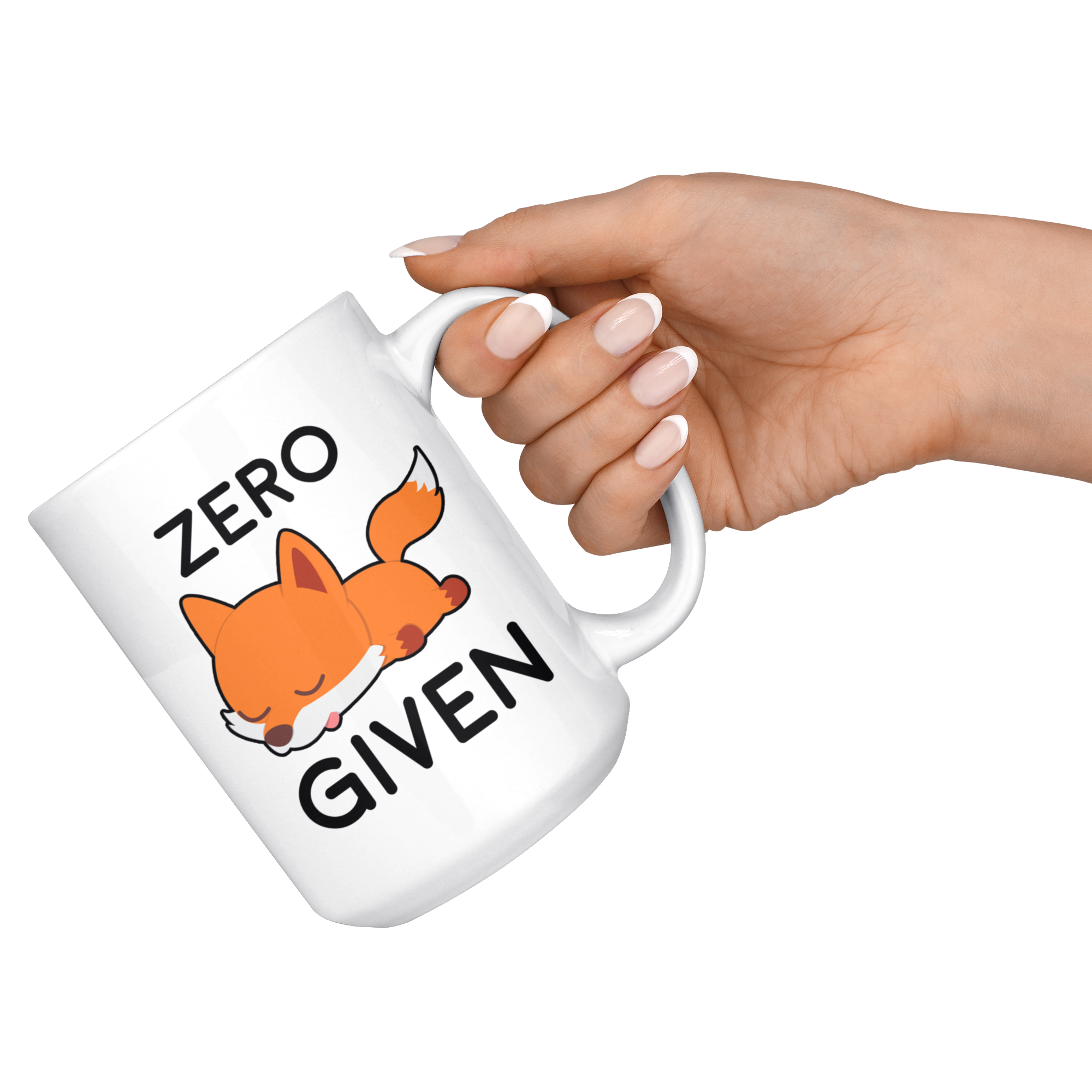 White 15oz Mug - Zero Fox Given