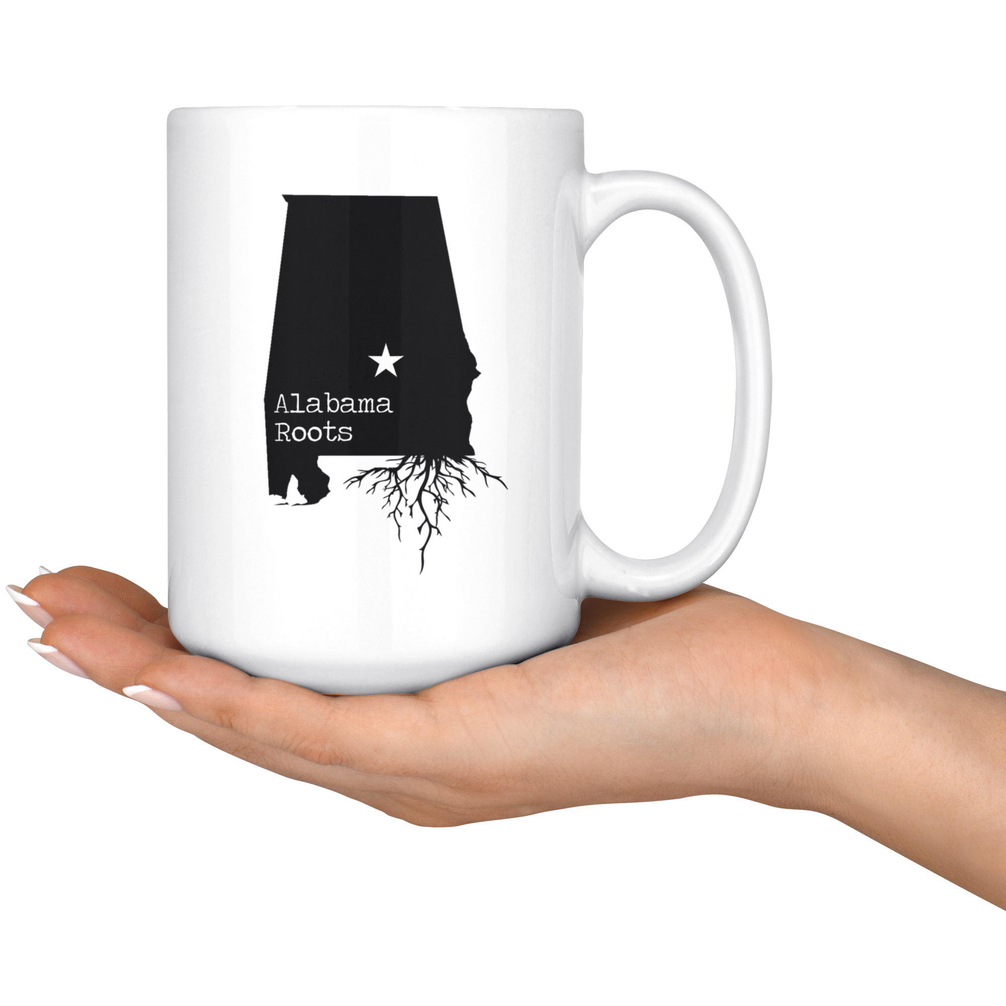 White Mugs - Alabama Roots