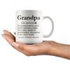 White Mugs - Grandpa Definition