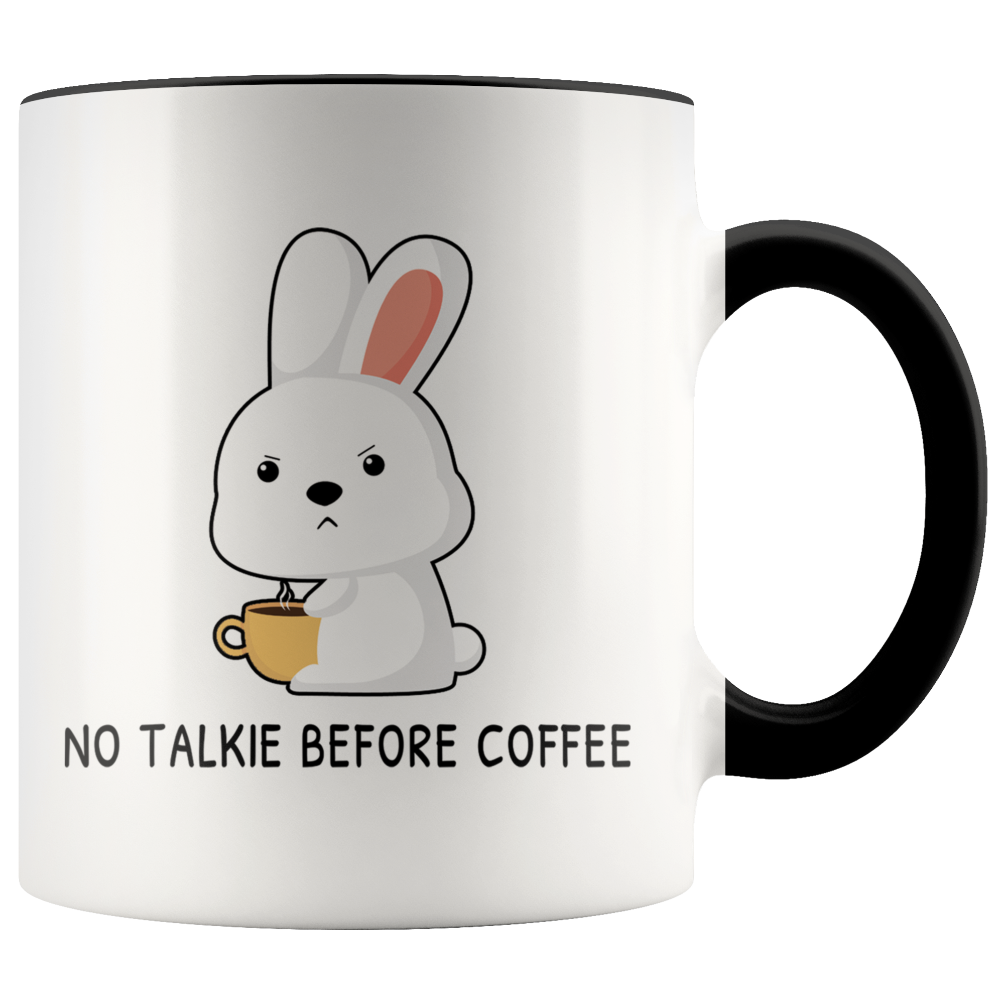 Accent Mug - No Talkie Before Coffee