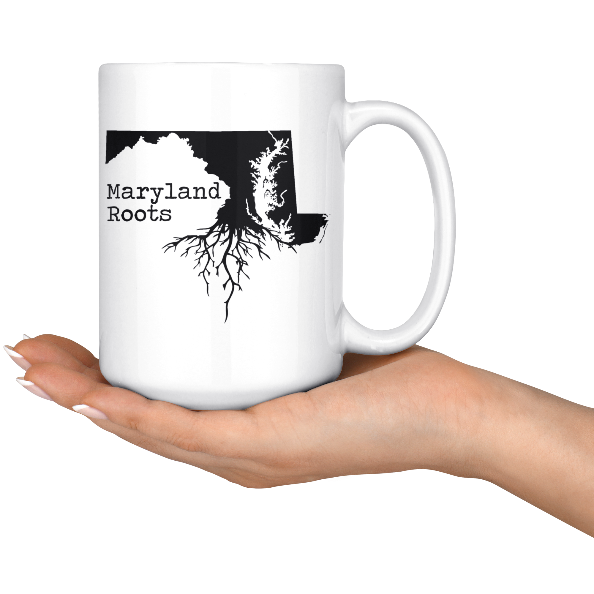 White Mugs - Maryland Roots