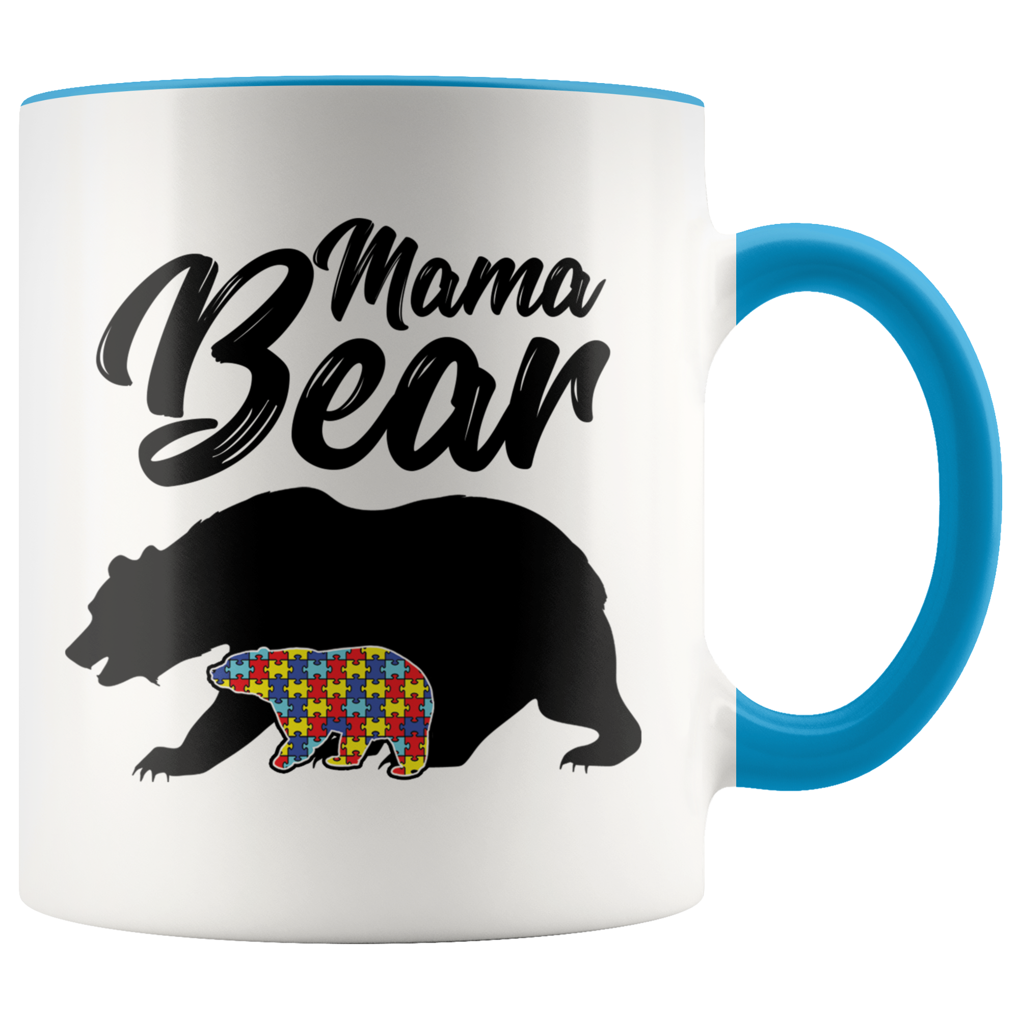 Accent Mug - Autism Mama Bear