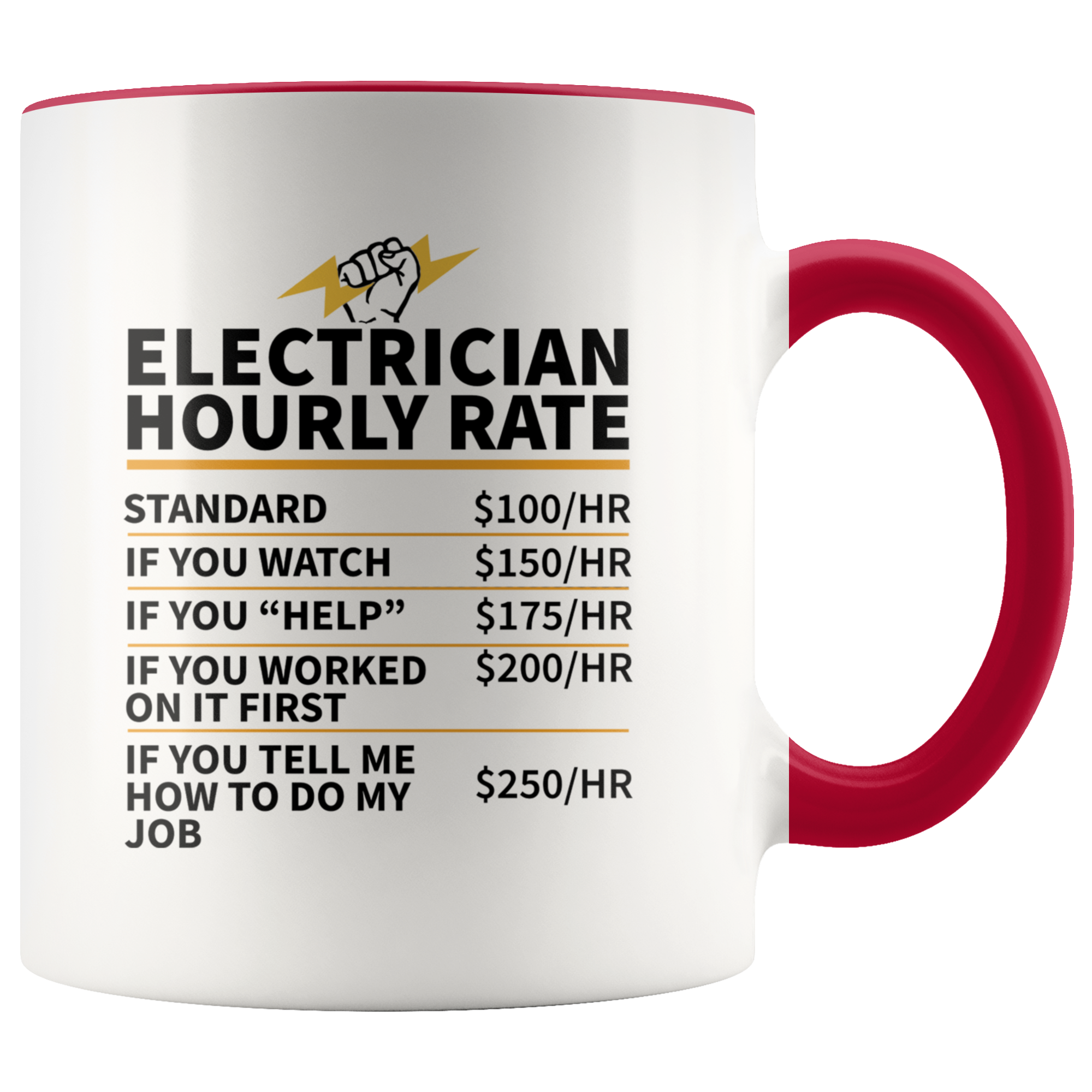 Accent Mug - Electrician Hourly