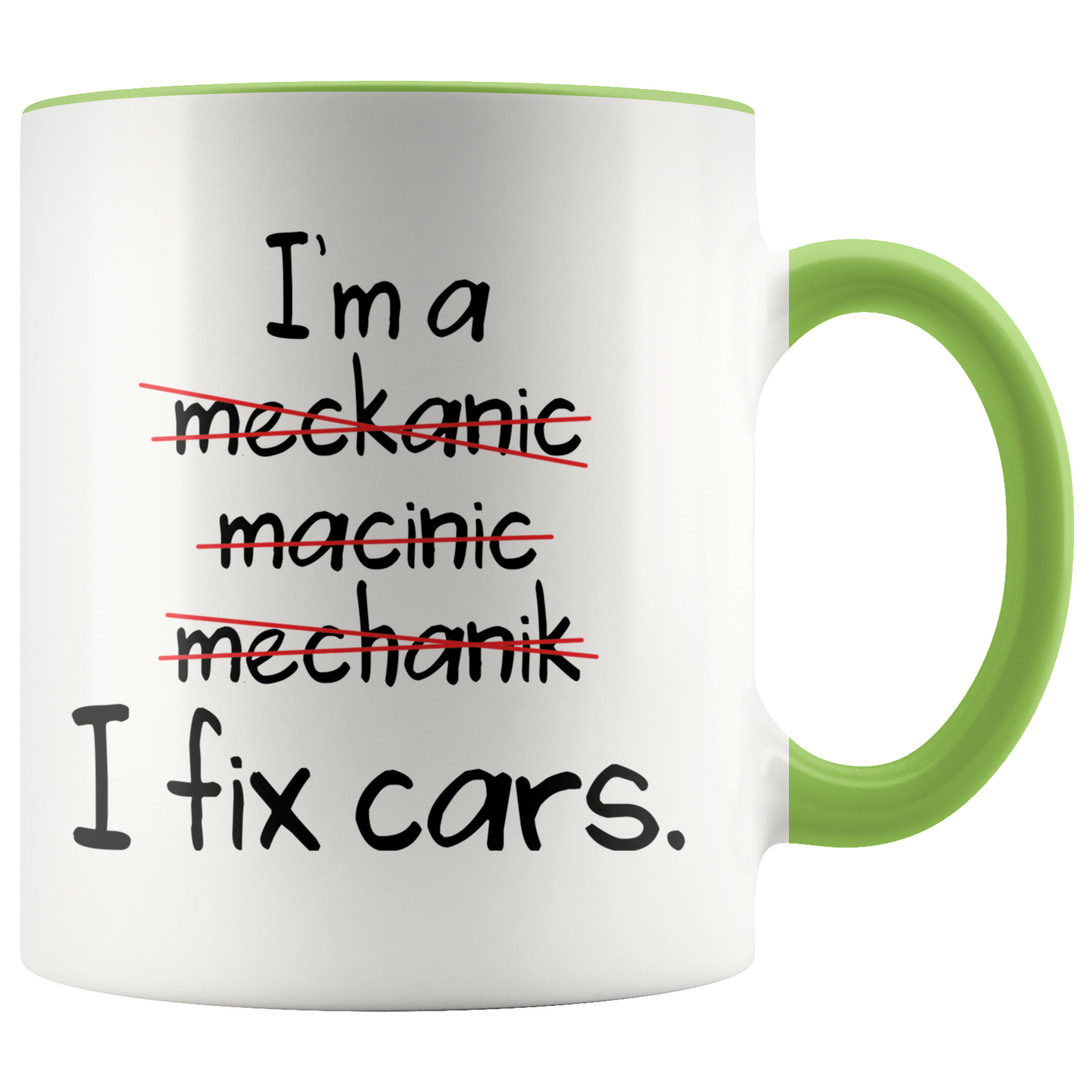 Accent Mug - Mechanic Spelling
