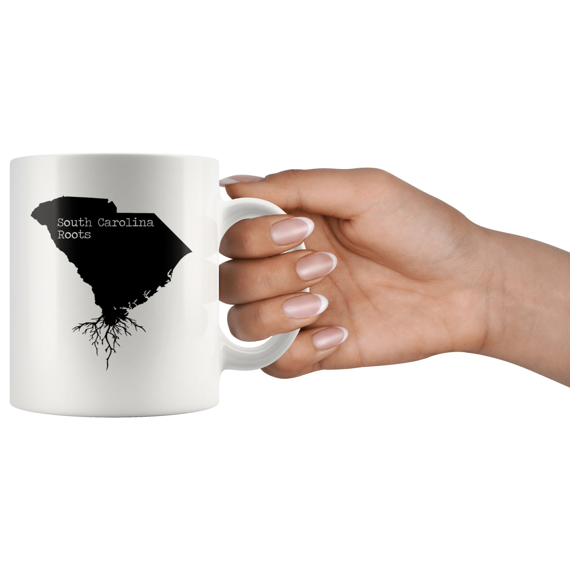White Mugs - South Carolina Roots