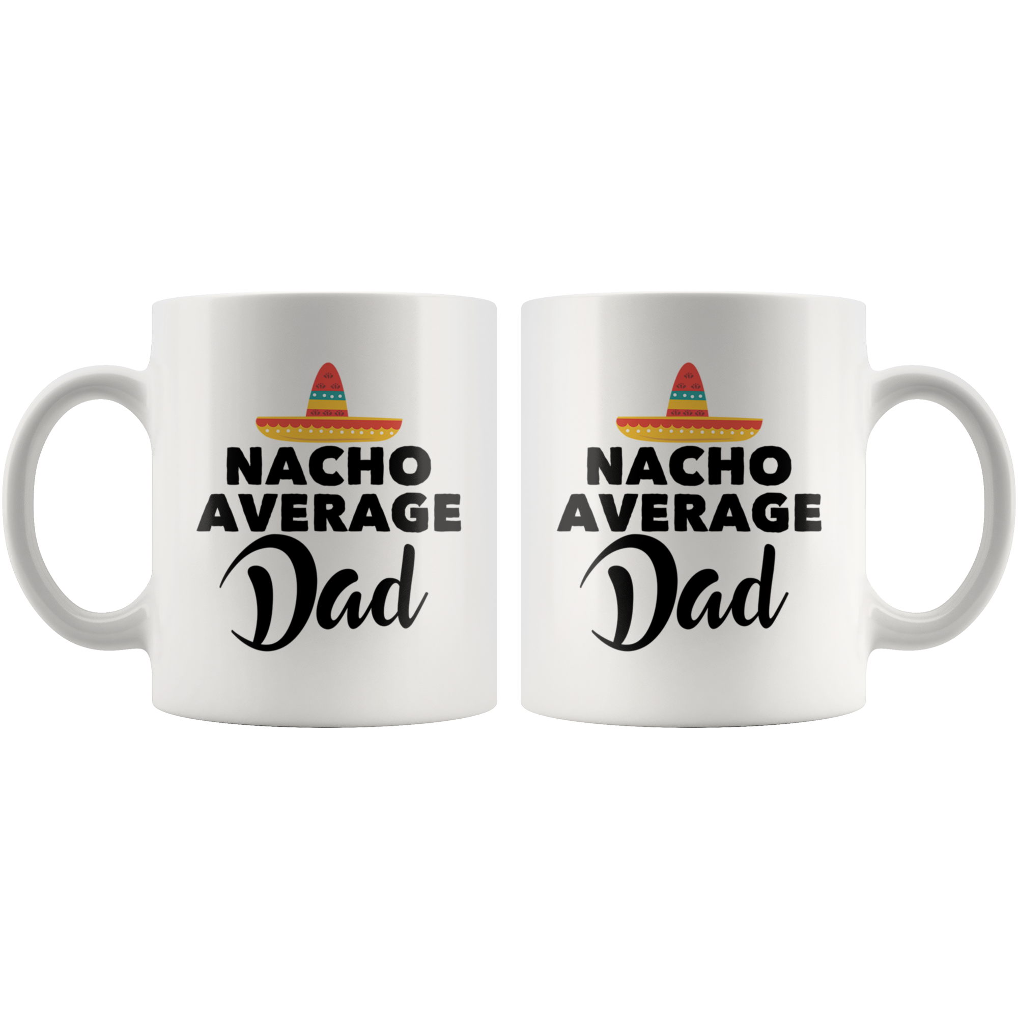 White Mugs - Nacho Average Dad