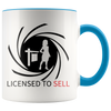 Accent Mug - Realtor Licensed To Sell