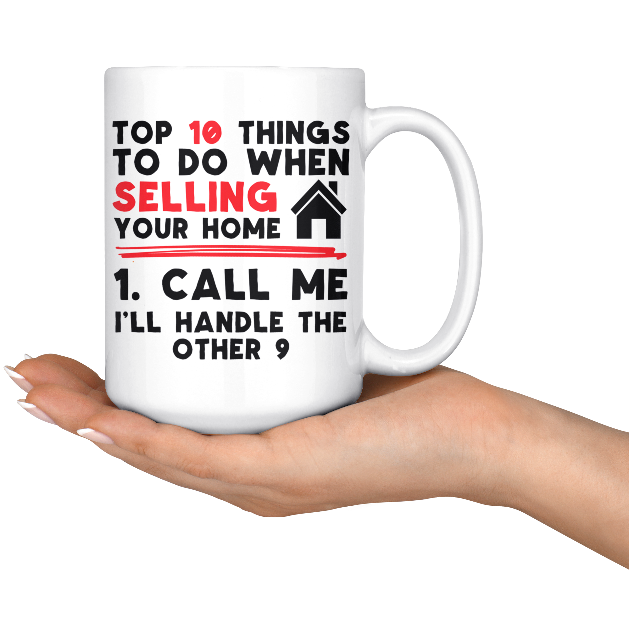 White 15oz Mug - Landry Custom