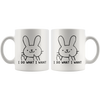 White Mugs - Bunny I Do What I Want