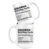 White 15oz Mug - Aquarius Nutrition Facts