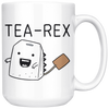 White Mugs - Tea Rex