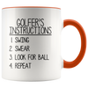 Accent Mug - Golfer's Instructions