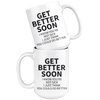 White Mugs - Get Better Soon