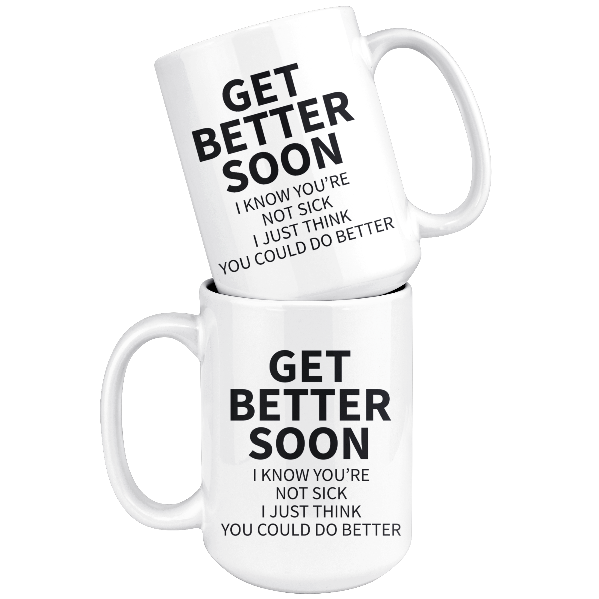 White Mugs - Get Better Soon