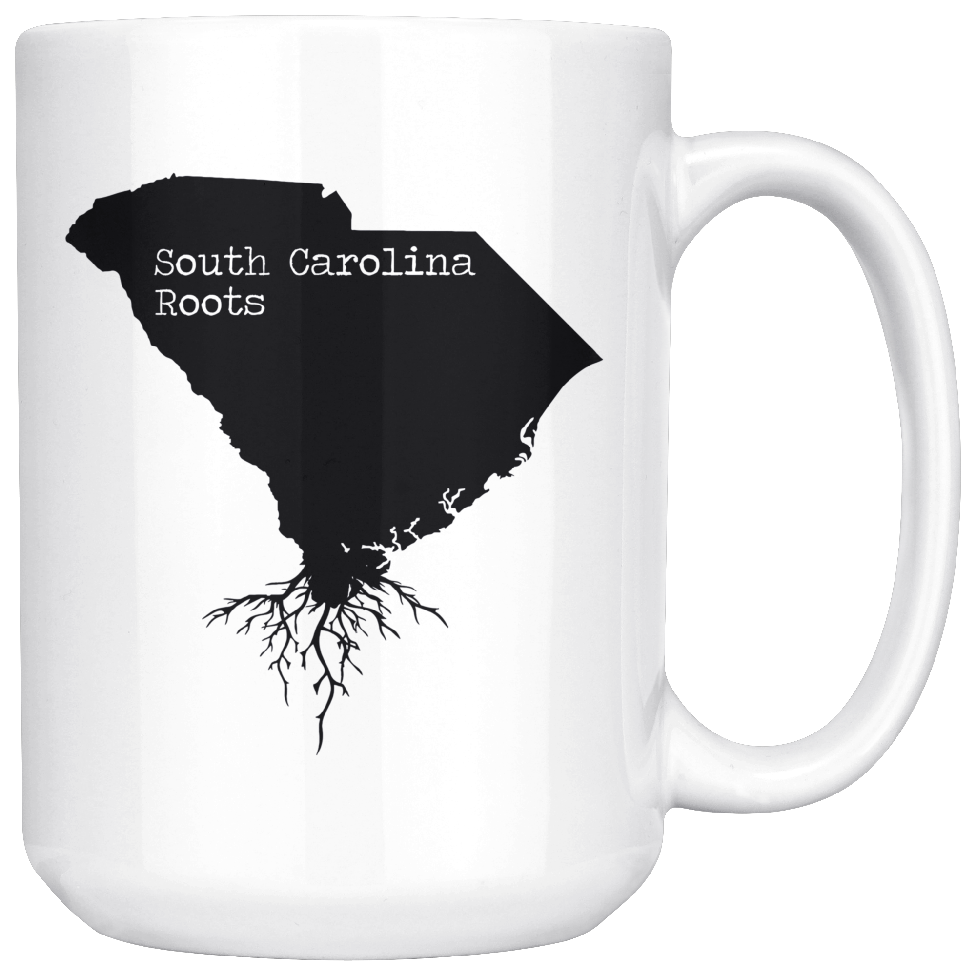 White Mugs - South Carolina Roots