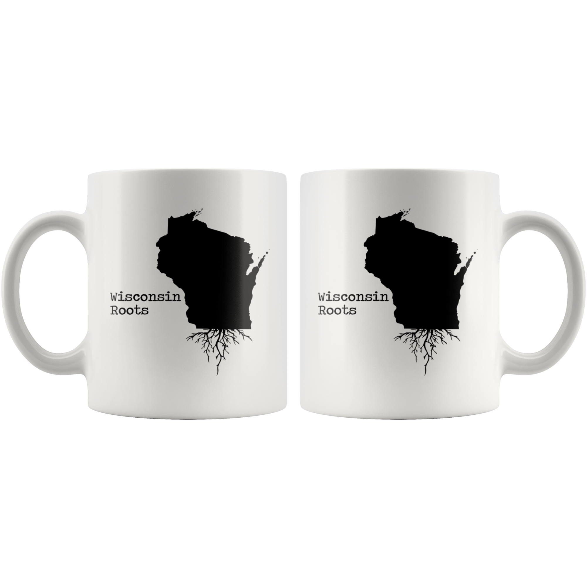 White Mugs - Wisconsin Roots