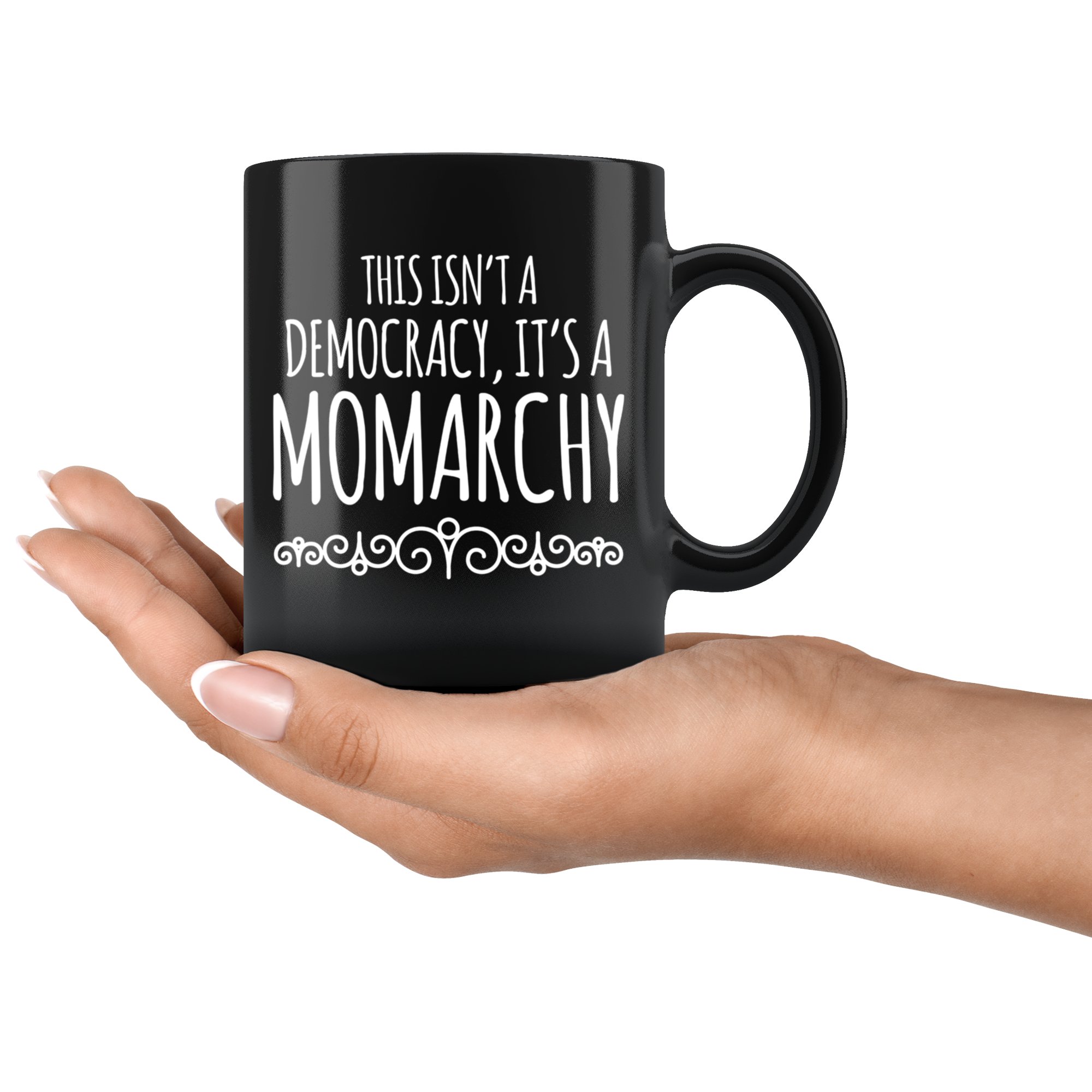 Black 11oz Mug - Momarchy