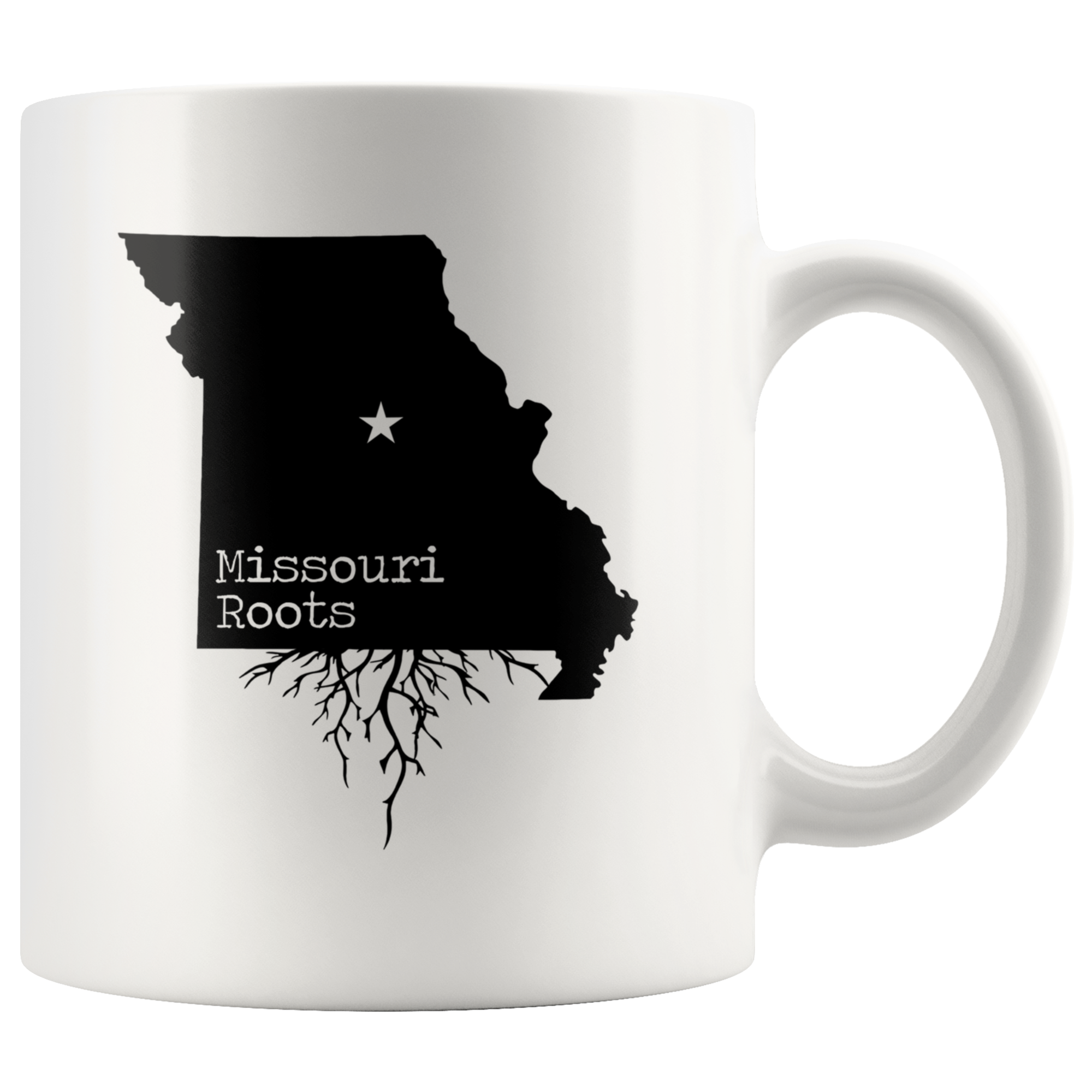 White Mugs - Missouri Roots