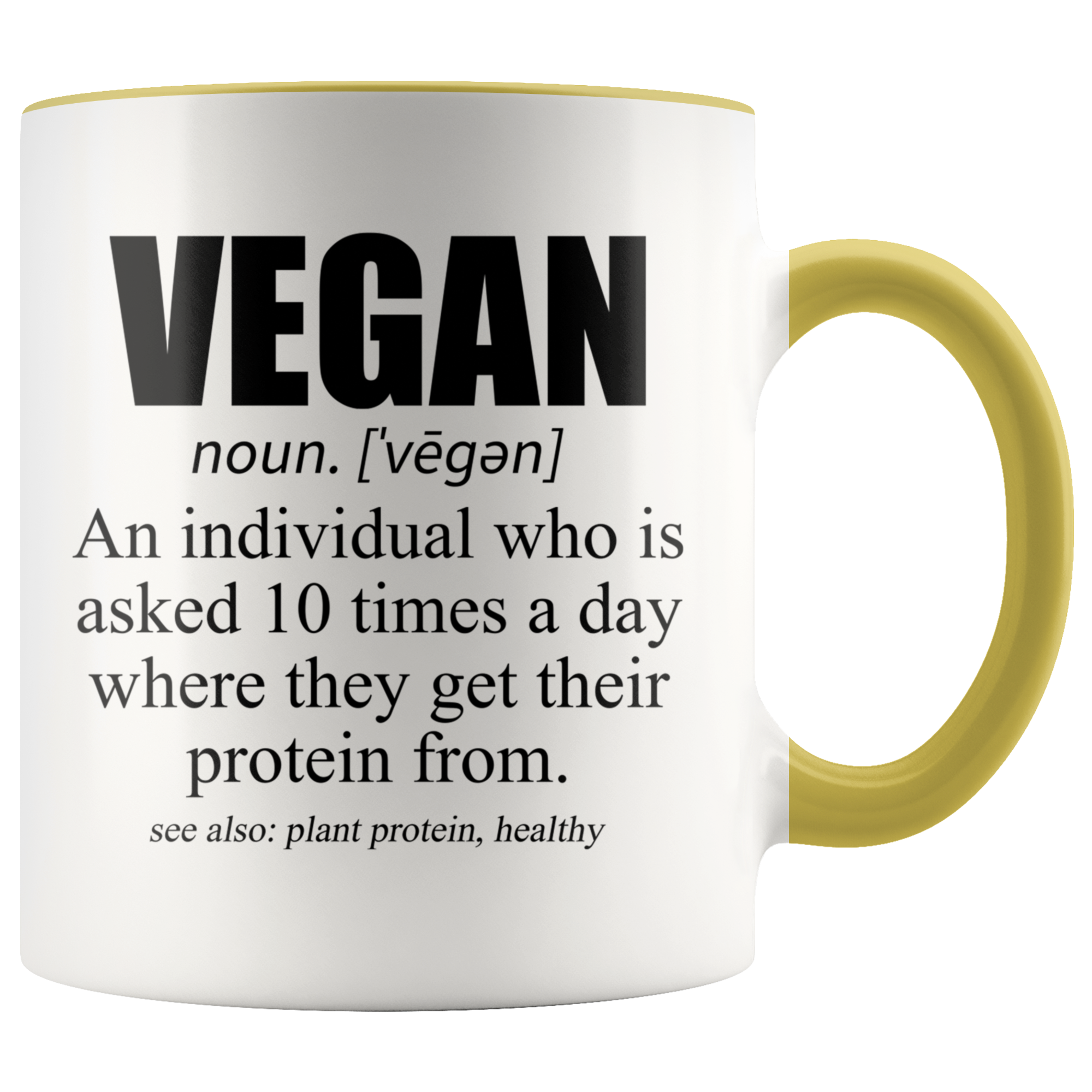 Accent Mug - Vegan Definition