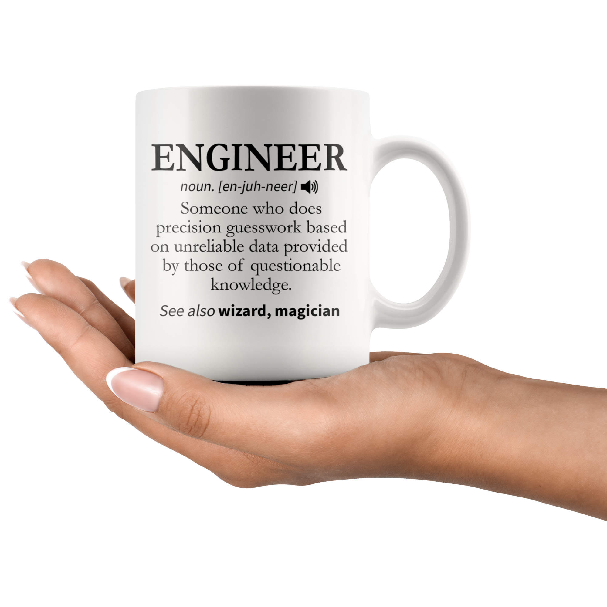 White 11oz Mug - Engineer Definition