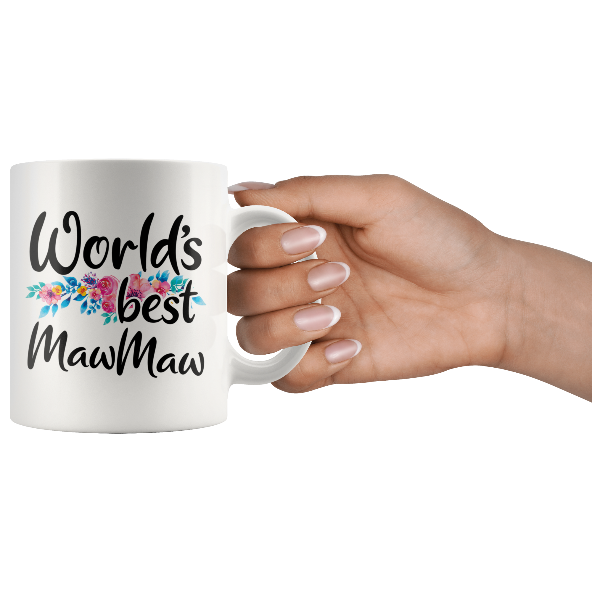 White 11oz Mug - World's Best Mawmaw