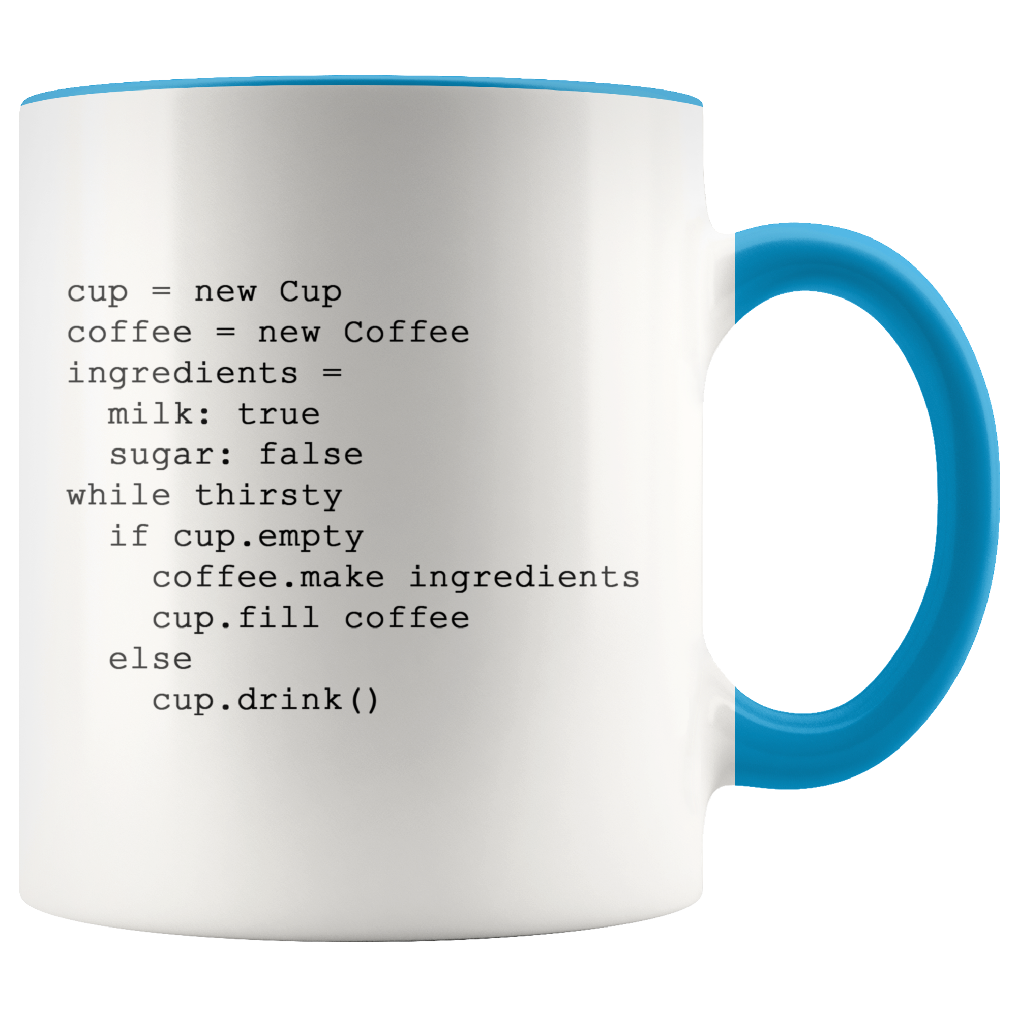 Accent Mug - Computer Coder Coffee New Cup Mug