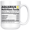 White 15oz Mug - Aquarius Nutrition Facts