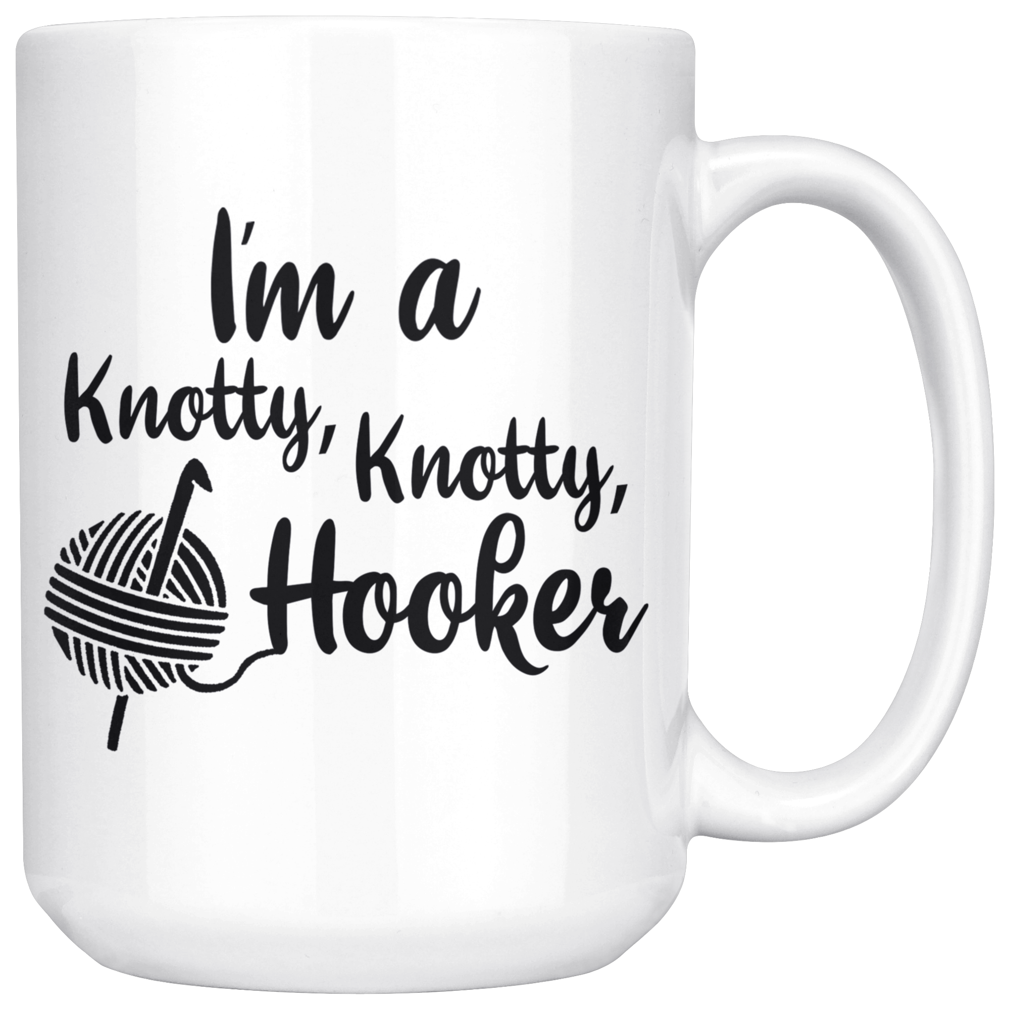 White Mugs - Knotty Knotty Hooker
