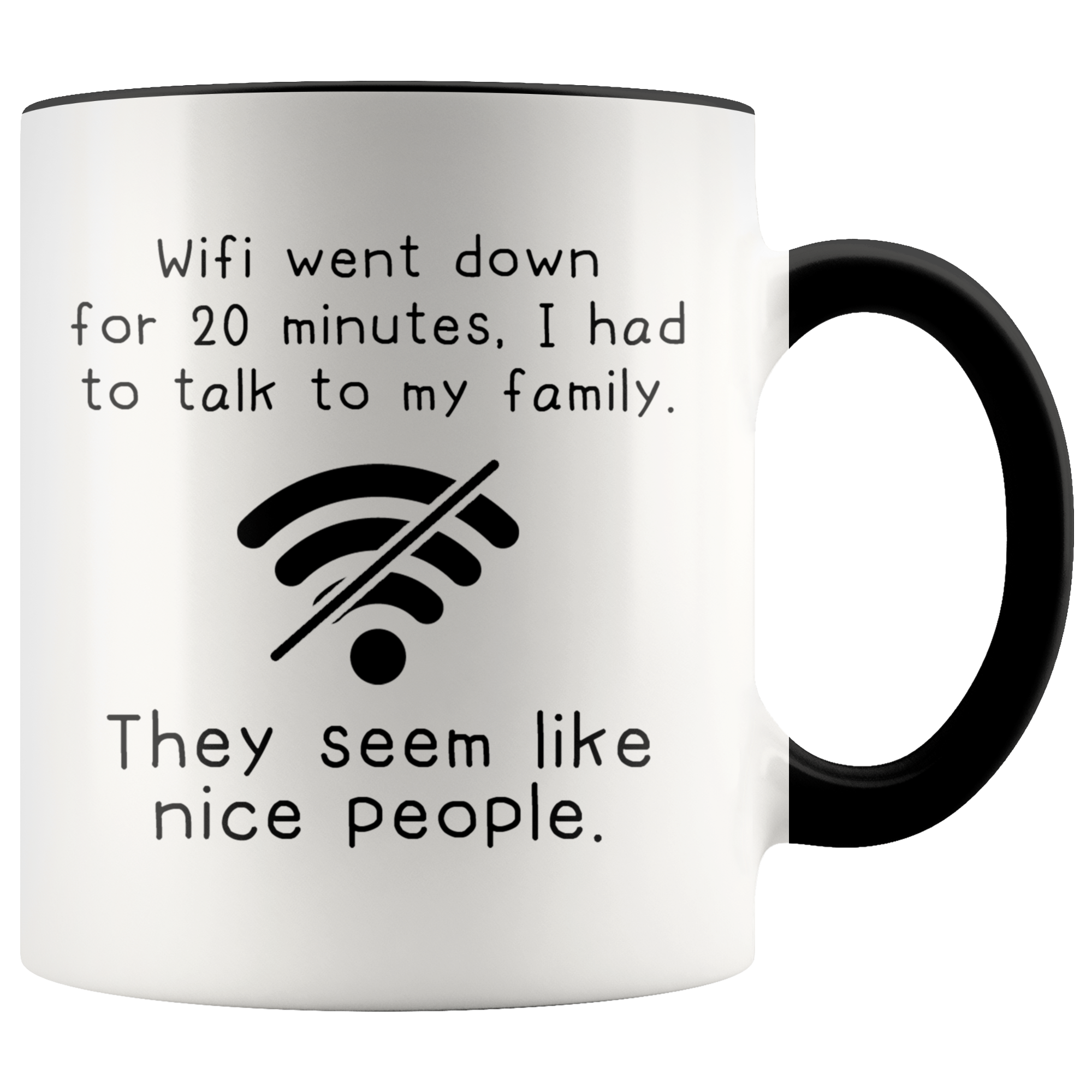 Accent Mug - Wifi Went Down