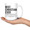 White Mugs - Best Christian Ever