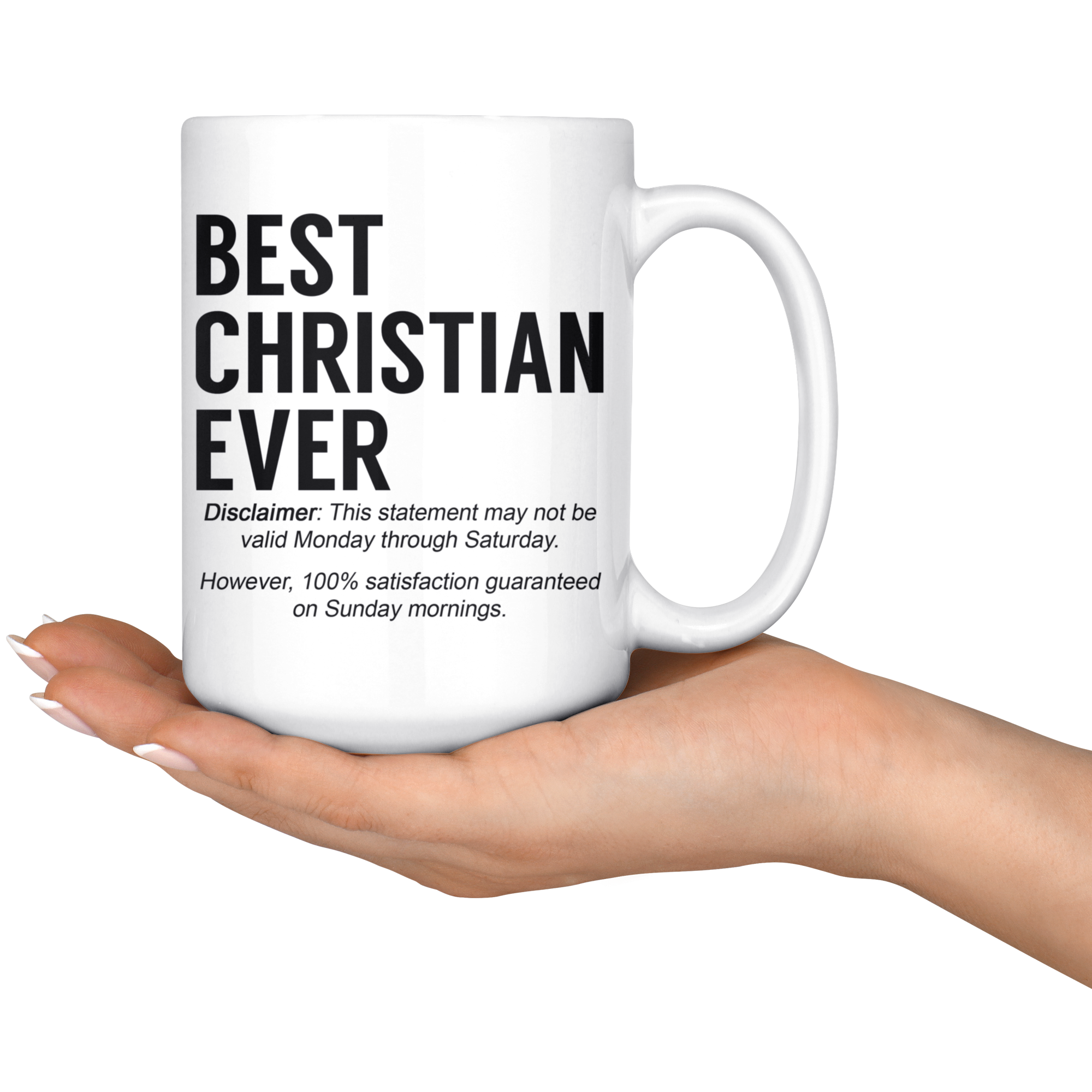White Mugs - Best Christian Ever