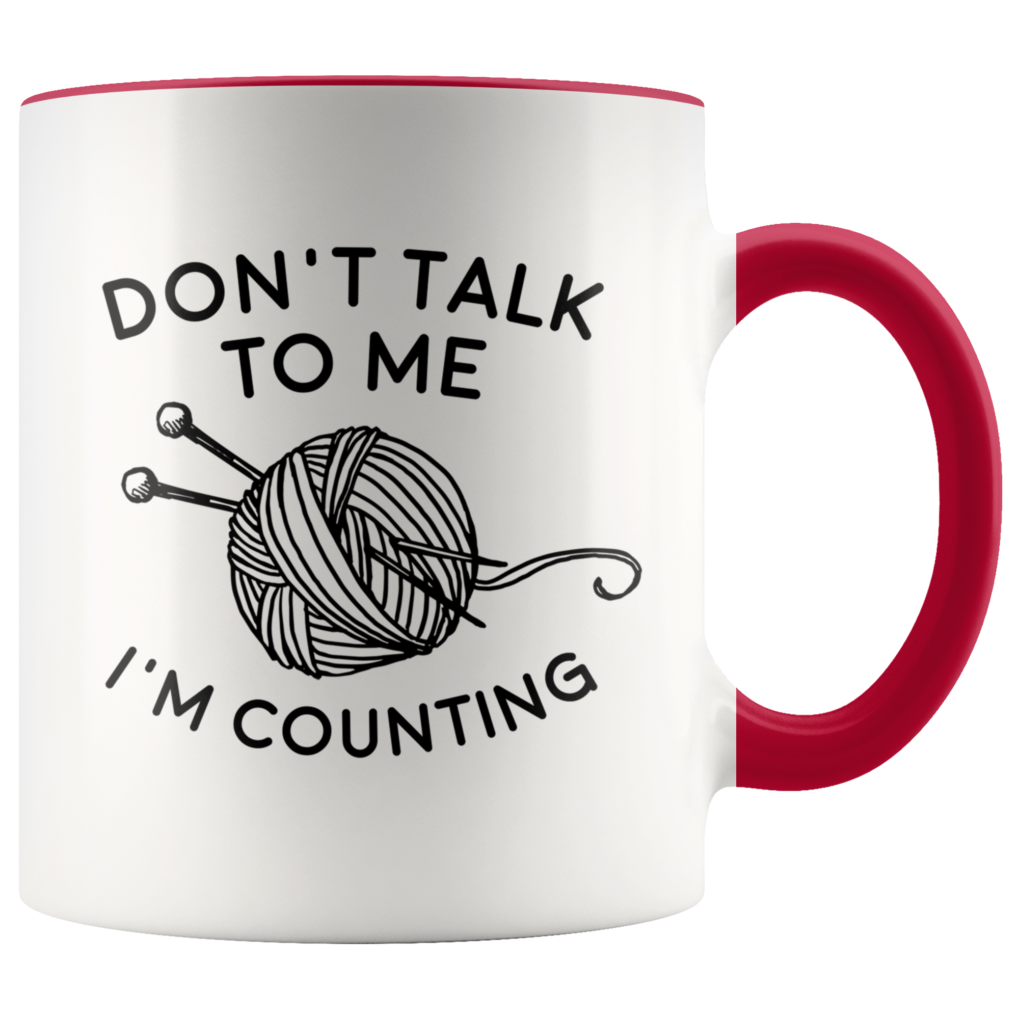 Accent Mug - Don't Talk I'm Counting