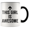 Accent Mug - This Girl Is Awesome