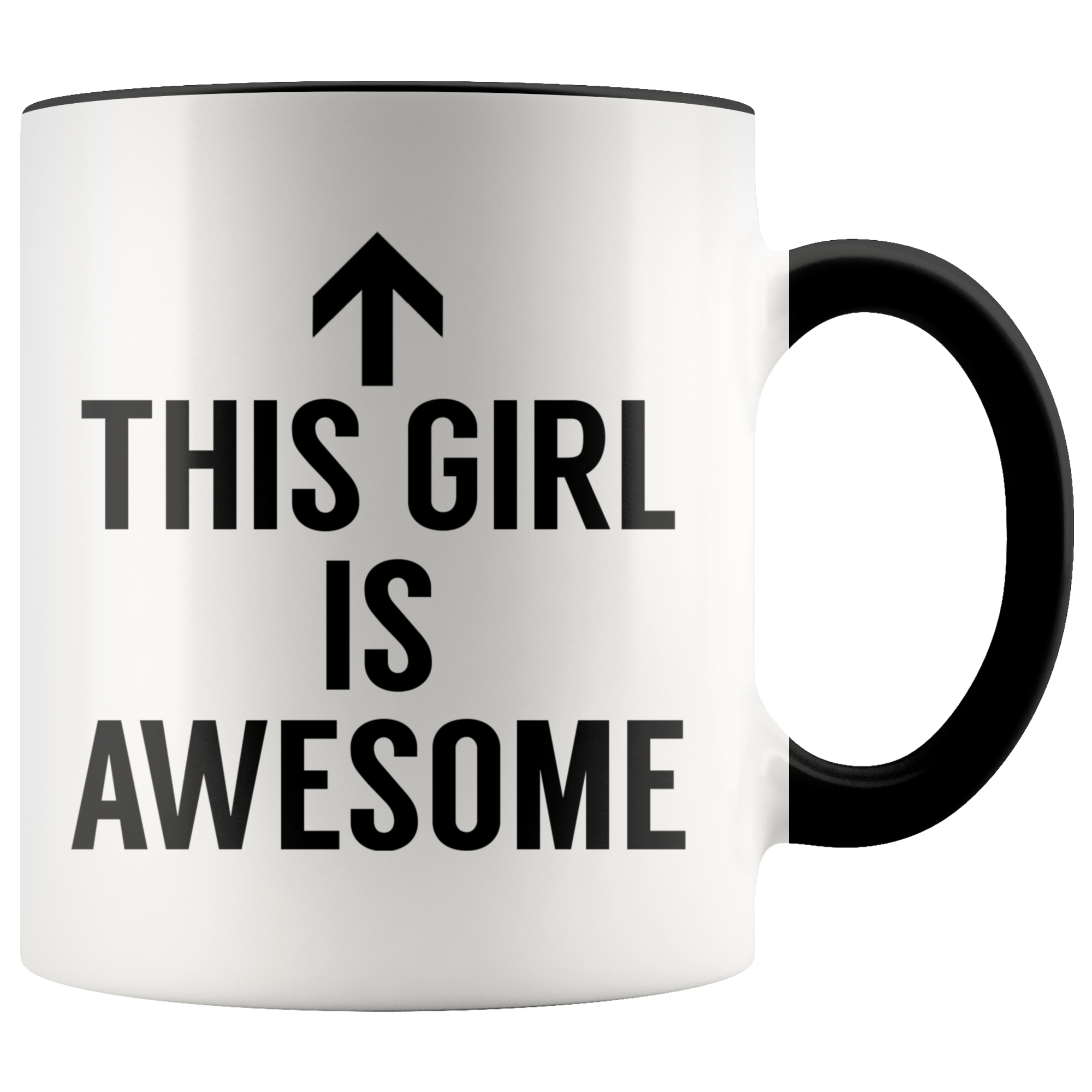 Accent Mug - This Girl Is Awesome