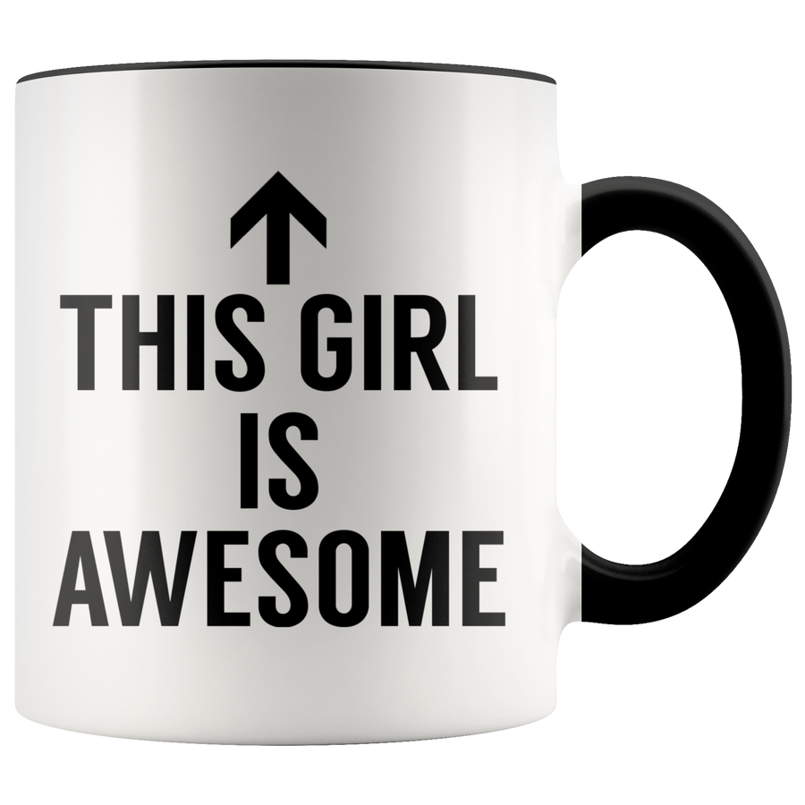 Accent Mug - This Girl Is Awesome