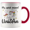Accent Mug - Spirit Animal is A Unicorn