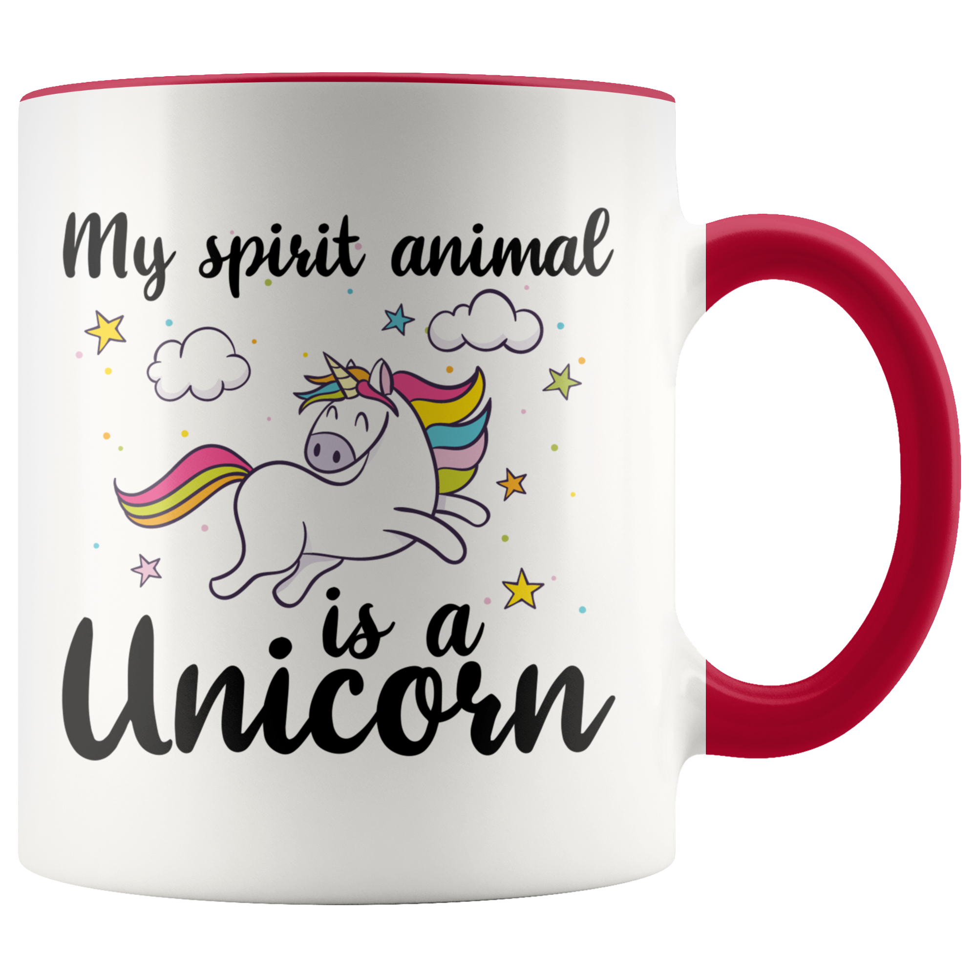 Accent Mug - Spirit Animal is A Unicorn