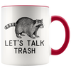 Accent Mug - Raccoon Let's Talk Trash