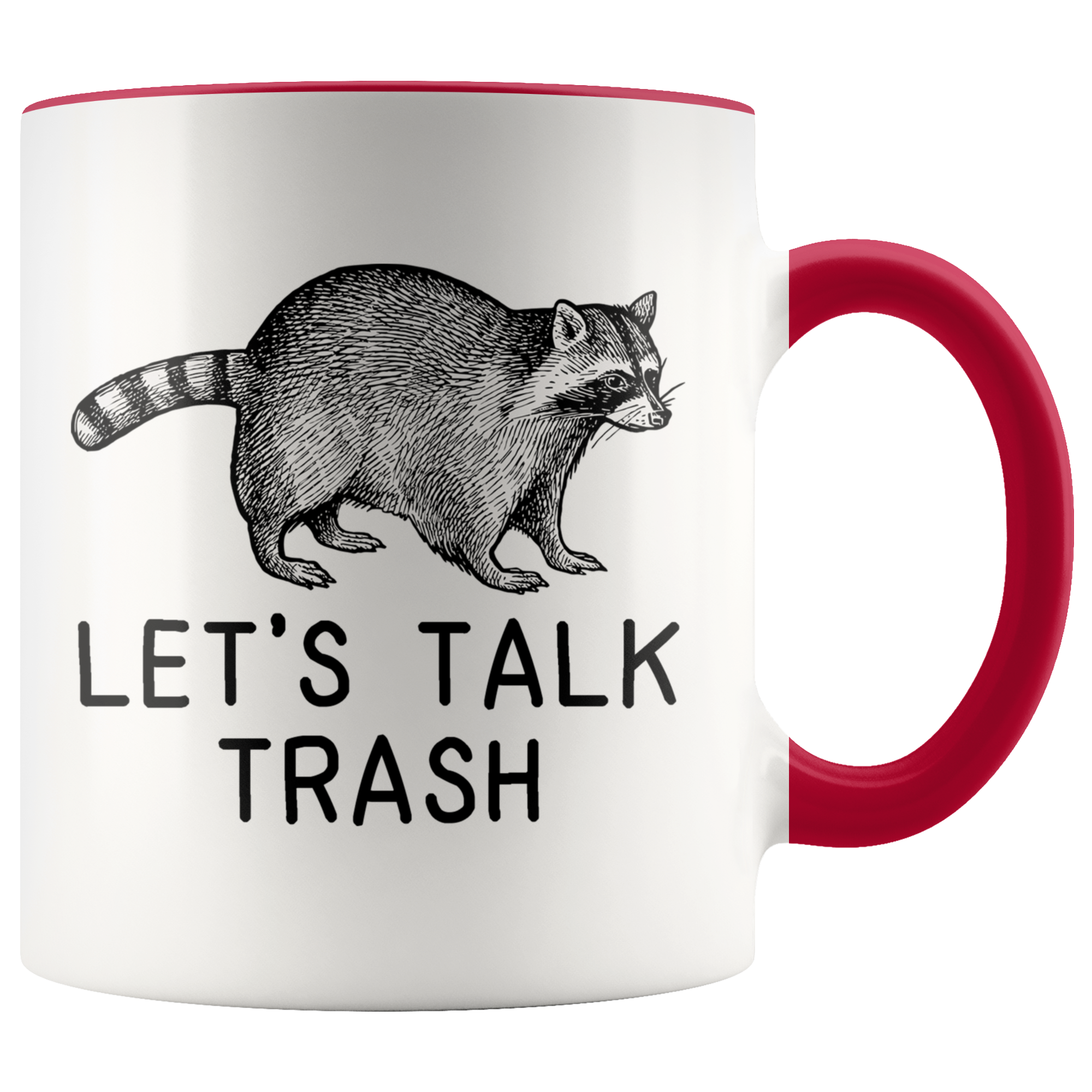 Accent Mug - Raccoon Let's Talk Trash