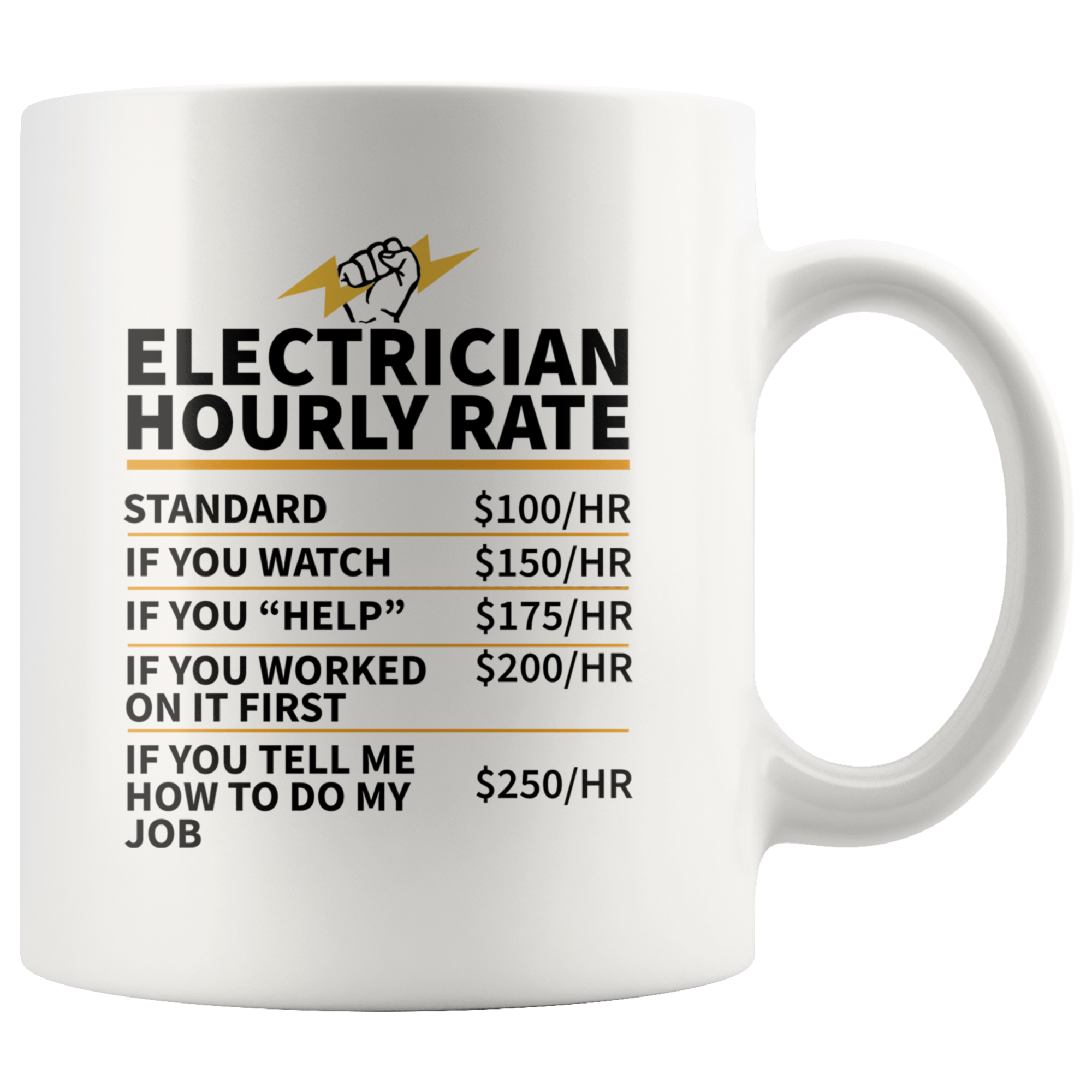 Accent Mug - Electrician Hourly
