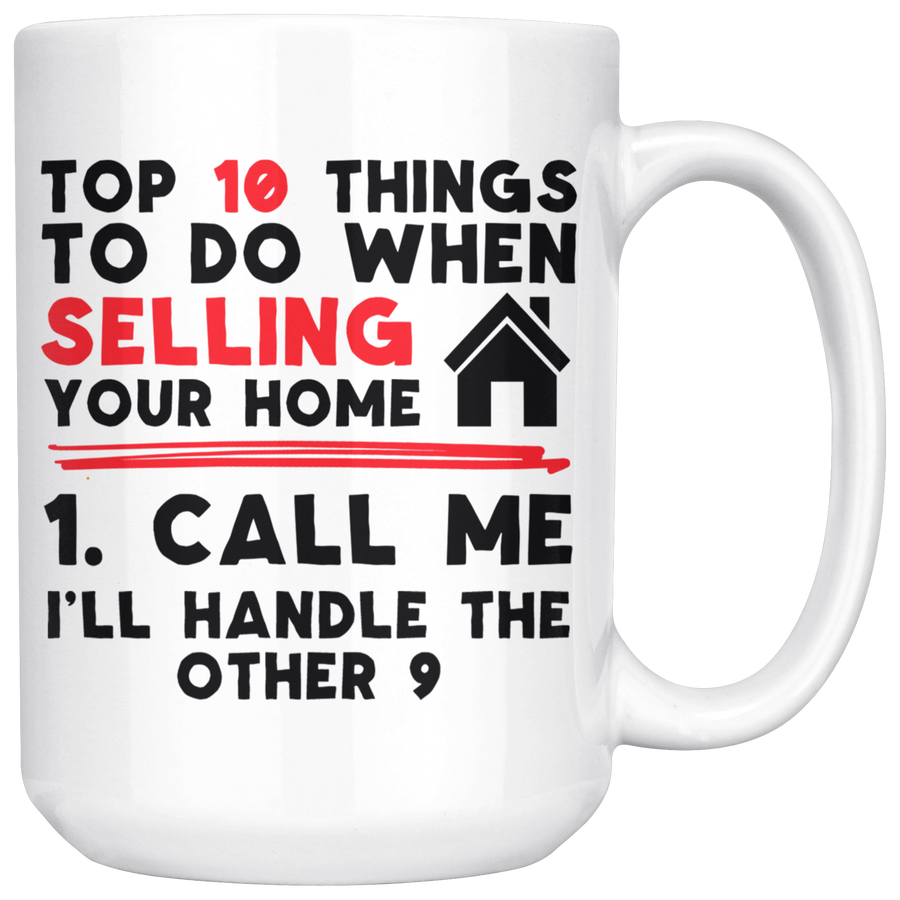 White 15oz Mug - Landry Custom