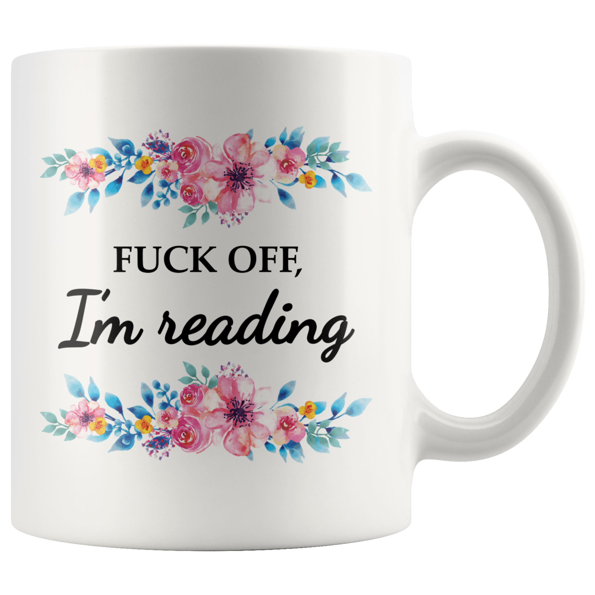 Accent Mug - Fuck off I'm reading