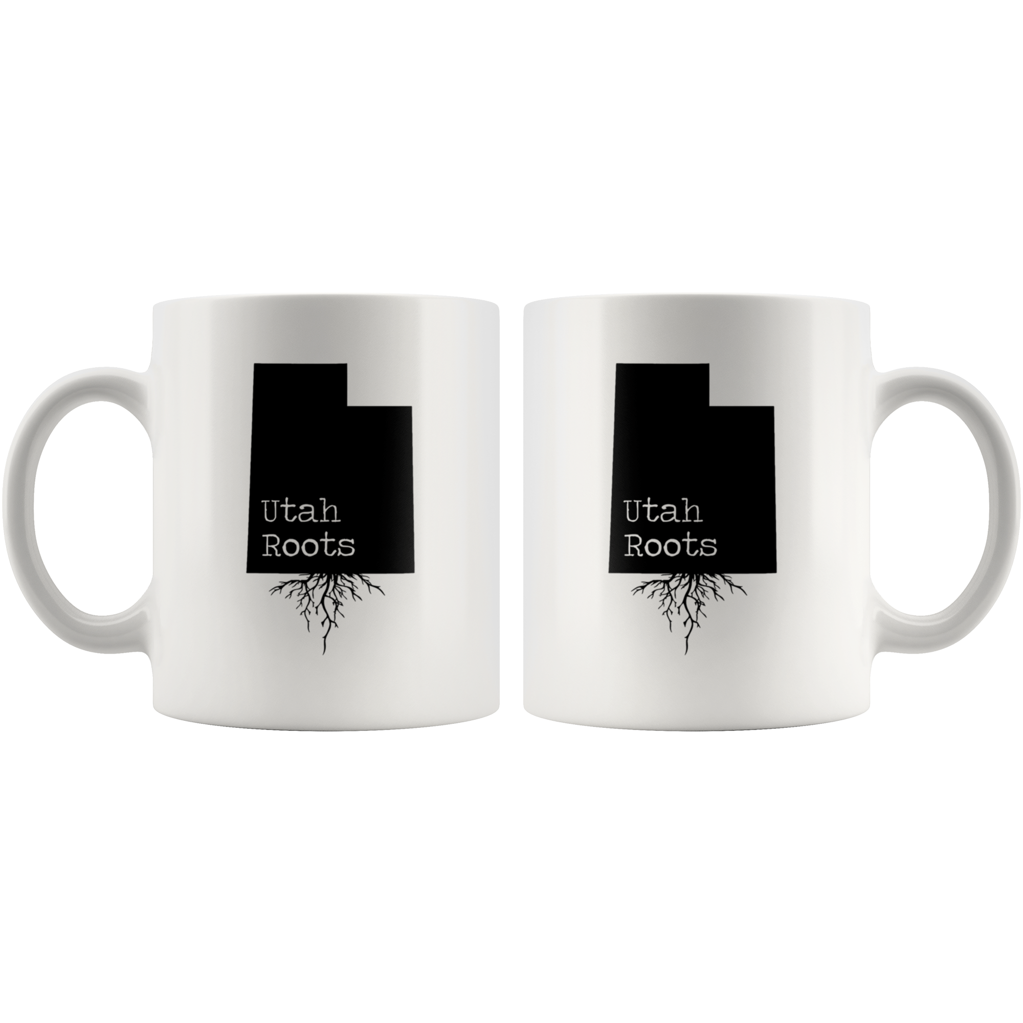 White Mugs - Utah Roots