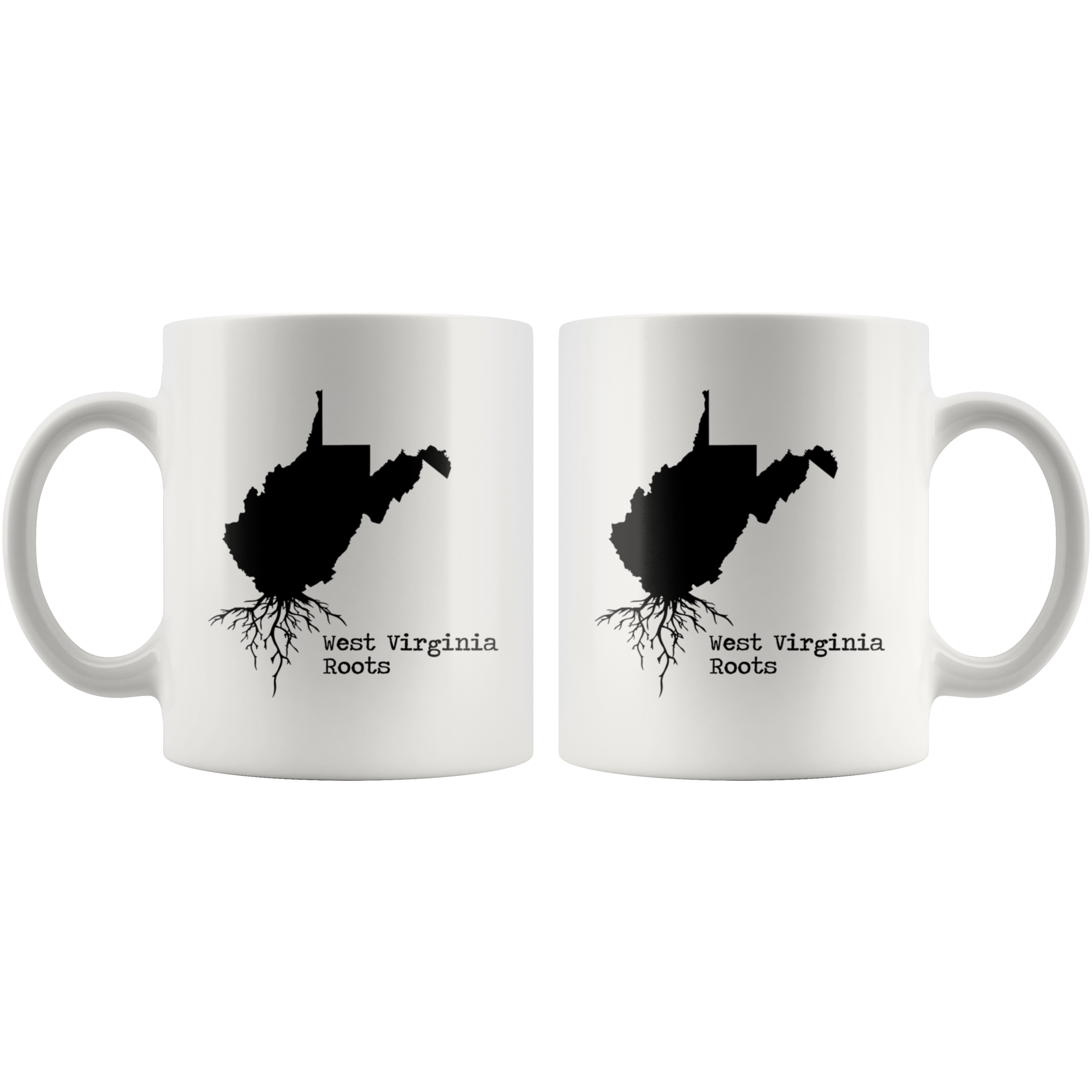 White Mugs - West Virginia Roots