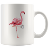 White 11oz Mug - Flamingo Coffee Mug