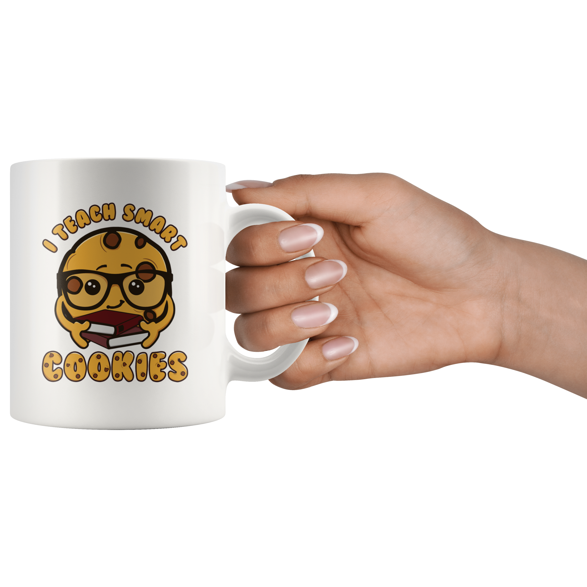White 11oz Mug - Teach Smart Cookies