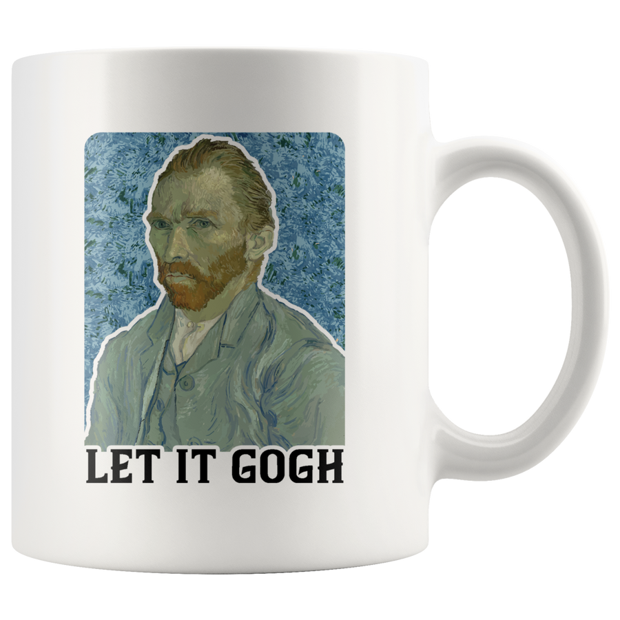 White Mugs - Let It Gogh