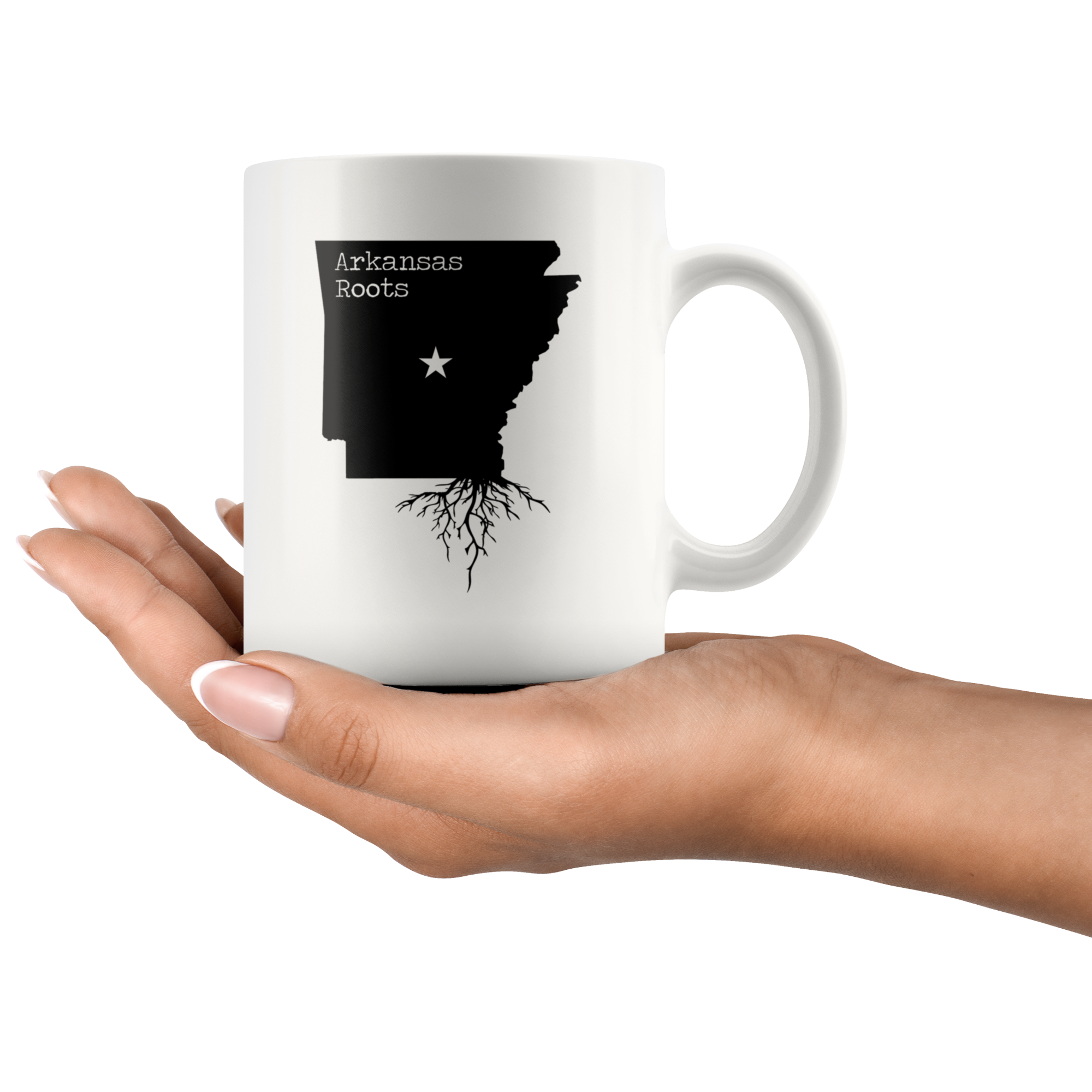 White Mugs - Arkansas Roots